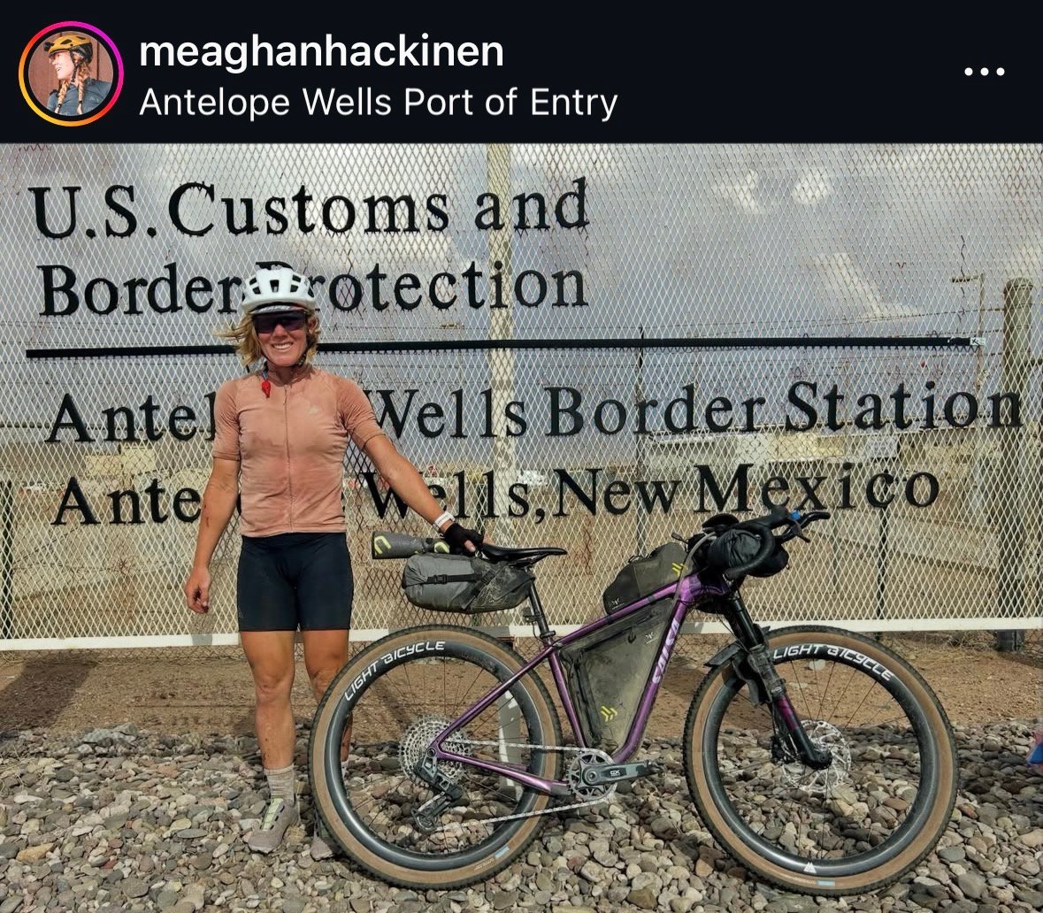 Meaghan Hackinen wins the women's 2026 Tour Divide