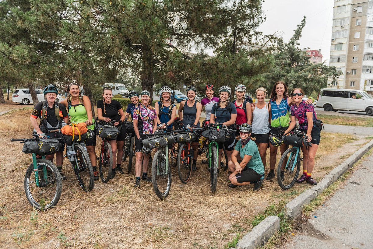 Women's field at the Silk Road Mountain Race 2018